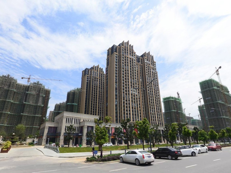 阜陽潁上易景國際花園小區陽臺護欄、樓梯扶手定制