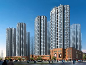 蒙城玖隆國際小區百葉窗、鋅鋼樓梯扶手定制