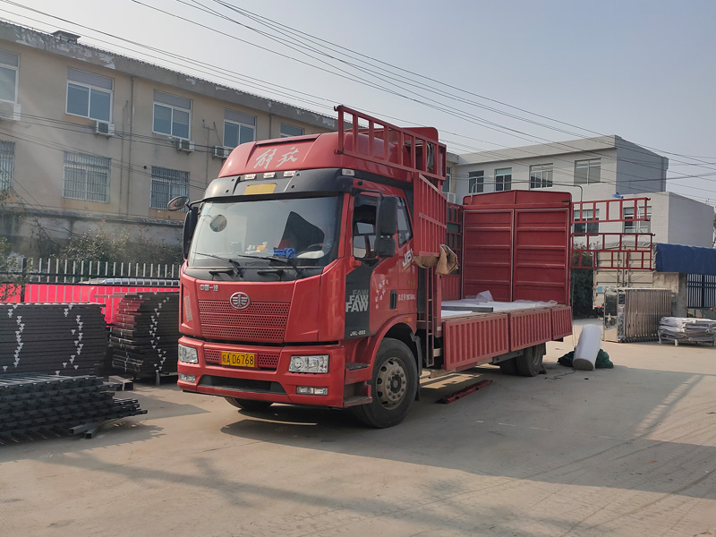 金用護欄2020年12月16日上午鋅鋼陽臺護欄發貨！